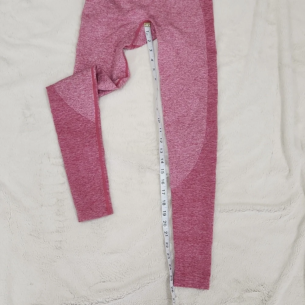Gymshark Lift Contour Seamless Pink Berry Full-Length Leggings | Women's Size XS